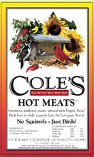 Load image into Gallery viewer, Cole's HM20 Hot Meats Bird Seed, 20-Pound