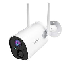 Load image into Gallery viewer, Conico Outdoor Security Camera, Wireless Rechargeable Battery Powered Camera 15000mAh, 1080P WiFi Surveillance Camera for Home with Night Vision, Two Way Audio, PIR Motion Detection, IP65 Waterproof