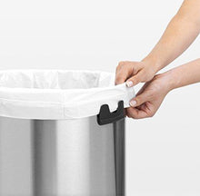 Load image into Gallery viewer, Brabantia Touch Trash Can 16 gallon/60 liter - Matte Steel Fingerprint-Proof, 484506