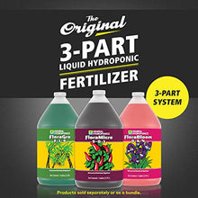 Load image into Gallery viewer, General Hydroponics Flora Grow, Bloom, Micro Combo Fertilizer set, 1 Gallon (Pack of 3)
