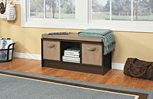 Load image into Gallery viewer, ClosetMaid 1570 Cubeicals 3-Cube Storage Bench, Espresso
