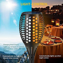 Load image into Gallery viewer, Aityvert Solar Lights, 43" Flickering Flames Torch Lights Outdoor Waterproof Landscape Decoration Lighting Dusk to Dawn Auto On/Off Security Flame Lights for Yard Garden Pathway Driveway 4-Pack