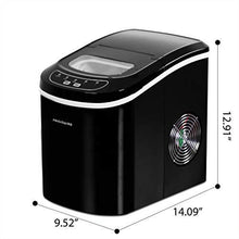 Load image into Gallery viewer, FRIGIDAIRE EFIC101-BLACK Portable Compact Maker, 26 lb per Day, Ice Making Machine, Black