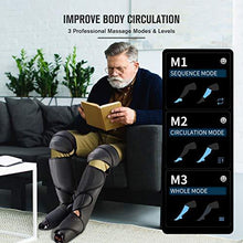 Load image into Gallery viewer, FIT KING Foot and Leg Massager for Circulation with Knee Heat with Hand-held Controller 3 Modes 3 Intensities FT-011A