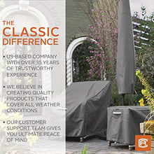 Load image into Gallery viewer, Classic Accessories Ravenna Water-Resistant 108 Inch Round Patio Table & Chair Set Cover, Outdoor Table Cover