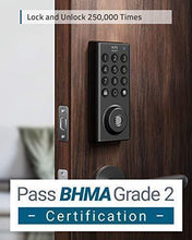 Load image into Gallery viewer, eufy Security Smart Lock with Wi-Fi Bridge, Keyless Entry Door Lock with Wi-Fi, App Control, Bluetooth Electronic Deadbolt, BHMA Certified, IPX3 Weatherproof Protection, Electronic Keypad