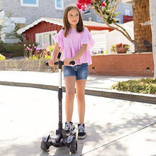 Load image into Gallery viewer, 6KU Kids Kick Scooter with Adjustable Height, Lean to Steer, Flashing Wheels for Children 3-8 Years Old Blue