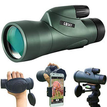 Load image into Gallery viewer, Gosky 12x55 High Definition Monocular Telescope and Quick Smartphone Holder - 2019 Newest Waterproof Monocular -BAK4 Prism for Wildlife Bird Watching Hunting Camping Travelling Wildlife Secenery