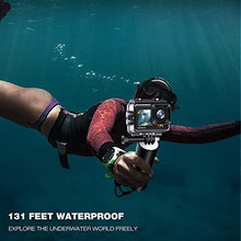 Load image into Gallery viewer, Campark X35 Action Camera 4K 24MP Wi-Fi Underwater Waterproof Camera 40M with Dual Screen, EIS, Sony Sensor, 170° Wide Angle Sports Camera 4X Zoom PC Webcam with 2 Batteries and Mounting Kits