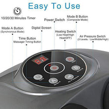 Load image into Gallery viewer, CINCOM Foot Massager with Heat & Air Compression for Foot Deep Shiatsu Kneading Massage with 3 Intensities 2 Modes Auto-Off Timer for Relax