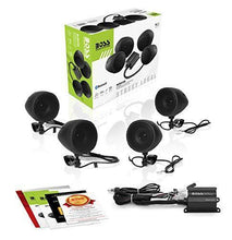 Load image into Gallery viewer, BOSS Audio Systems MCBK470B Motorcycle Bluetooth Speaker System - Class D Compact Amplifier, 3 Inch Weatherproof Speakers, Volume Control, Great for Use With ATVs and 12 Volt Vehicles