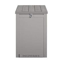 Load image into Gallery viewer, Cosco Outdoor Living 88333GCG1E, Large Lockable Package Delivery and Storage Box, 6.3 Cubic feet, Light Gray BoxGuard