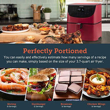 Load image into Gallery viewer, COSORI Air Fryer(100 Recipes, Rack & 4 Skewers) Oilless Oven Cooker 13 Functions, Preheat & Shake Reminder, LED Touch Screen, 3.7 QT, Digital-Burgundy Red