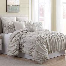 Load image into Gallery viewer, Amrapur Overseas 8-Piece Sophie Comforter Set, Queen, Sand