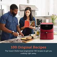 Load image into Gallery viewer, COSORI Air Fryer(100 Recipes, Rack & 4 Skewers) Oilless Oven Cooker 13 Functions, Preheat & Shake Reminder, LED Touch Screen, 3.7 QT, Digital-Burgundy Red
