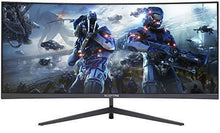 Load image into Gallery viewer, Sceptre 30-inch Curved Gaming Monitor 21:9 2560x1080 Ultra Wide Ultra Slim HDMI DisplayPort up to 200Hz Build-in Speakers, Metal Black (C305B-200UN1)