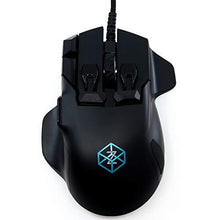 Load image into Gallery viewer, Swiftpoint Z Gaming Mouse, 13 Programmable Buttons, 5 with Pressure Sensors, Analog Joystick Control for FPS Peeking and Flying, 12K DPI, OLED RGB MMO, Black
