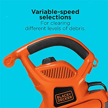 Load image into Gallery viewer, BLACK+DECKER 3-in-1 Electric Leaf Blower, Leaf Vacuum/Mulcher, Corded, 12-Amp (BV6600)