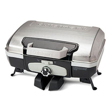 Load image into Gallery viewer, Cuisinart CGG-180TS Petit Gourmet Portable Tabletop Gas Grill, Stainless Steel
