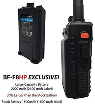 Load image into Gallery viewer, BAOFENG BF-F8HP (UV-5R 3rd Gen) 8-Watt Dual Band Two-Way Radio (136-174MHz VHF & 400-520MHz UHF) Includes Full Kit with Large Battery