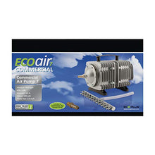 Load image into Gallery viewer, EcoPlus Eco Air7 Commercial Air Pump 7 - 200 Watt Single Outlet, With 12 Valve Manifold For Aquarium, Fish Tank, Fountain, Pond & Hydroponics, 3566 GPH, Silver