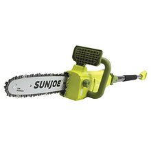 Load image into Gallery viewer, Sun Joe SWJ807E 10 inch 8.0 Amp Electric Convertible Pole Chain Saw, Green