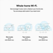 Load image into Gallery viewer, Google Nest Wifi - AC2200 - Mesh WiFi System - Wifi Router - 4400 Sq Ft Coverage - 2 pack