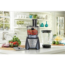 Load image into Gallery viewer, Oster Pro 1200 Blender with Professional Tritan Jar and Food Processor attachment, Metallic Grey
