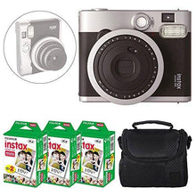 Load image into Gallery viewer, Fujifilm INSTAX Mini 90 Neo Classic Instant Camera (Black) + Fujifilm Instax Mini Instant Film (60 Exposures) + Camera Case – Deluxe Accessory Bundle
