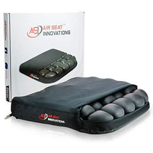 Load image into Gallery viewer, Air Seat Innovations Seat Cushion: Office Chair, Wheelchair, Car or Truck Driver Seat Pad - Lower Back, Coccyx and Sciatica Pain Relief, 18” x 16”