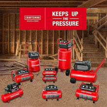 Load image into Gallery viewer, Craftsman Air Tools, 2 Gallon Portable Air Compressor 1/3 HP Oil-Free Max 125 PSI Pressure, Hot dog, Model: CMXECXA0200243