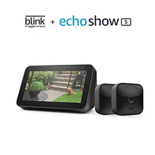 Load image into Gallery viewer, Blink Outdoor 2 Cam Kit bundle with Echo Show 5 (2nd Gen)