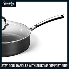 Load image into Gallery viewer, Calphalon 10-Piece Pots and Pans Set, Nonstick Kitchen Cookware with Stay-Cool Stainless Steel Handles, Black