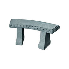 Load image into Gallery viewer, EMSCO Group Garden Bench – Natural Granite Appearance – Made of Resin – Lightweight – 12” Height