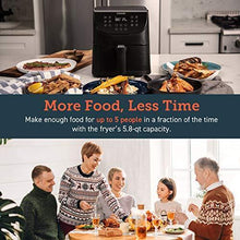 Load image into Gallery viewer, COSORI Smart WiFi Air Fryer 5.8QT(100 Recipes), Digital Touchscreen with 11 Cooking Presets for Air Frying, Roasting & Keep Warm ,Preheat & Shake Remind, Works with Alexa & Google Assistant,1700W