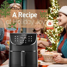 Load image into Gallery viewer, COSORI Smart WiFi Air Fryer 5.8QT(100 Recipes), Digital Touchscreen with 11 Cooking Presets for Air Frying, Roasting & Keep Warm ,Preheat & Shake Remind, Works with Alexa & Google Assistant,1700W