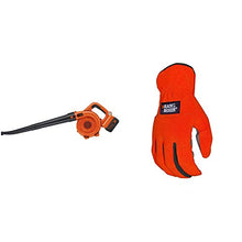 Load image into Gallery viewer, BLACK+DECKER 40V MAX Cordless Sweeper with Easy-Fit All Purpose Glove (LSW36 & BD505L)