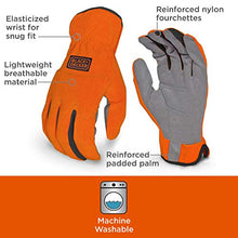 Load image into Gallery viewer, BLACK+DECKER 40V MAX Cordless Sweeper with Easy-Fit All Purpose Glove (LSW36 & BD505L)