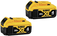 Load image into Gallery viewer, DEWALT 20V MAX* XR Battery, 4.0-Ah, 2-Pack (DCB204-2)
