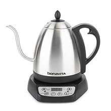 Load image into Gallery viewer, Bonavita 1.0L Variable Temperature Electric Kettle, 1.0 Liters, Metallic
