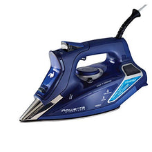 Load image into Gallery viewer, Rowenta DW9280 Digital Display Steam Iron, Stainless Steel Soleplate, 1800-Watt, 400-Hole, Blue
