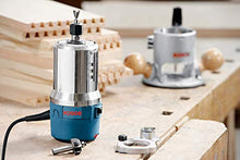 Load image into Gallery viewer, Bosch 1617EVSPK Wood Router Tool Combo Kit - 2.25 Horsepower Plunge Router &amp; Fixed Base Router Kit with a Variable Speed 12 Amp Motor

