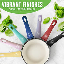 Load image into Gallery viewer, GreenLife Soft Grip Healthy Ceramic Nonstick, 16 Piece Cookware Pots and Pans Set, PFAS-Free, Dishwasher Safe, Lavender
