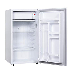 RCA RFR321-FR320/8 IGLOO Mini Refrigerator, 3.2 Cu Ft Fridge, White