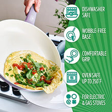 Load image into Gallery viewer, GreenLife Soft Grip Healthy Ceramic Nonstick, 16 Piece Cookware Pots and Pans Set, PFAS-Free, Dishwasher Safe, Lavender
