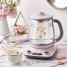Load image into Gallery viewer, Bear YSH-C18R1 Health- Care Beverage Tea Maker and Kettle,Electric kettle with infuser, Durable 316 Stainless Steel &amp; Glass Brew Cooker Master,8-in-1 Programmable, 4 Range Temperature Warming Function,1.8L,Pink
