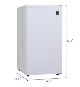 RCA RFR321-FR320/8 IGLOO Mini Refrigerator, 3.2 Cu Ft Fridge, White