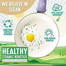 Load image into Gallery viewer, GreenLife Soft Grip Healthy Ceramic Nonstick, 16 Piece Cookware Pots and Pans Set, PFAS-Free, Dishwasher Safe, Lavender
