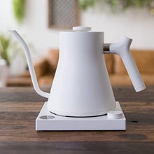Load image into Gallery viewer, Fellow Stagg EKG Electric Gooseneck Kettle - Pour-Over Coffee and Tea Pot, Stainless Steel, Quick Heating, Matte White, Handle, 0.9 Liter
