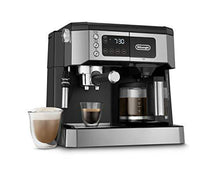 Load image into Gallery viewer, De'Longhi All-in-One Combination Coffee Maker &amp; Espresso Machine + Advanced Adjustable Milk Frother for Cappuccino &amp; Latte + Glass Coffee Pot 10-Cup, COM532M

